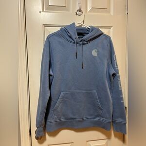 Carhartt Blue Hoodie with Logo
